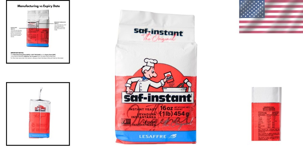 Fast-Acting Saf Instant Yeast for Baking