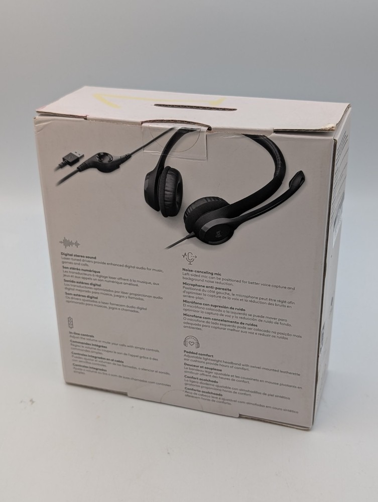 Logitech H390 Black Over the Ear Headset