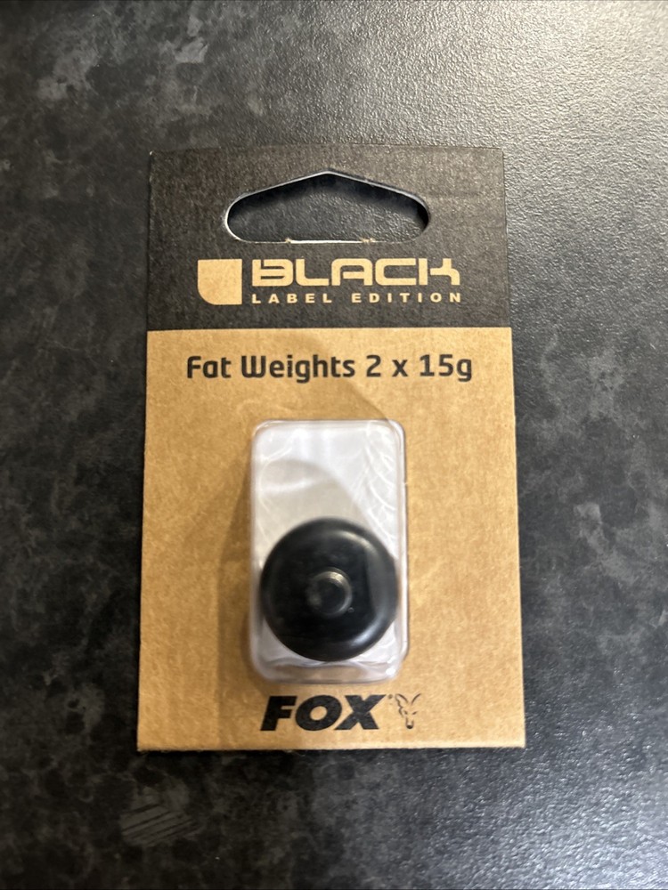 Fox Black Label Edition Fat Weights 2 x 15g