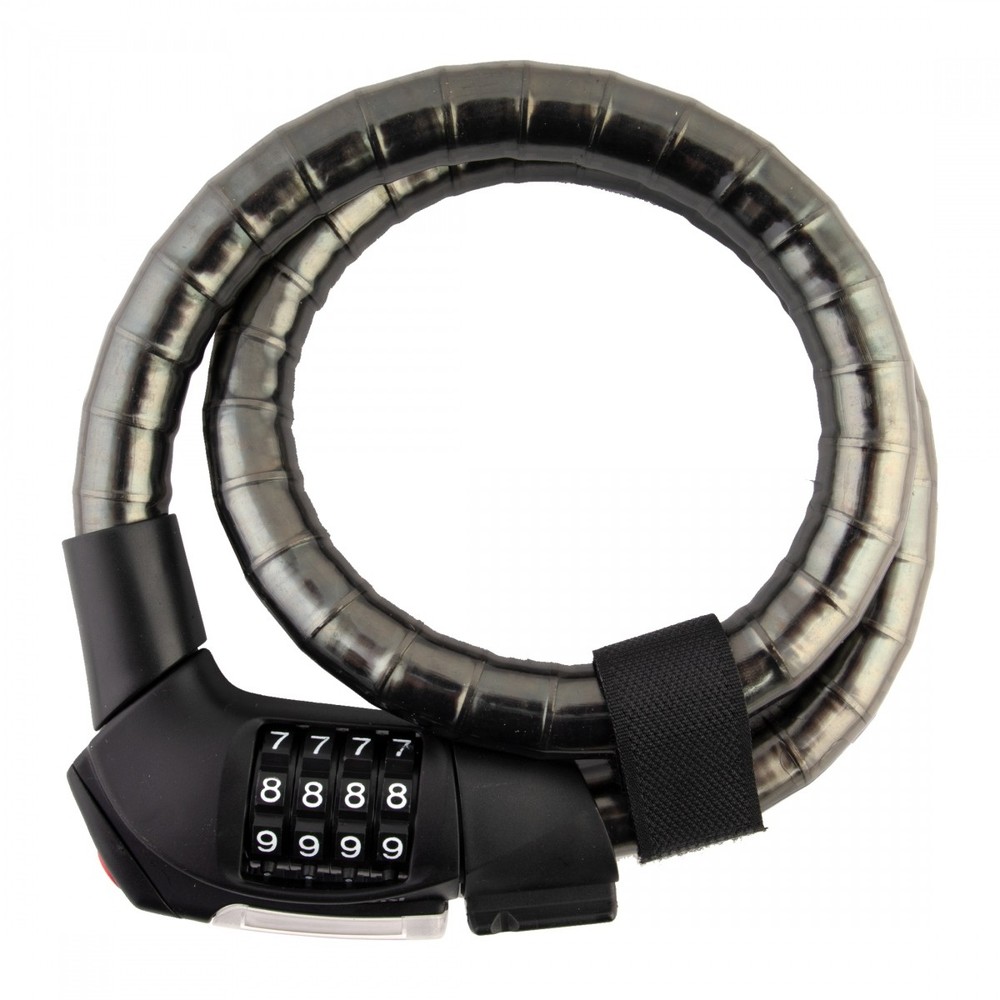 Kryptonite KryptoFlex 2080 Armored Combo Lock & Premium LED Lighting for