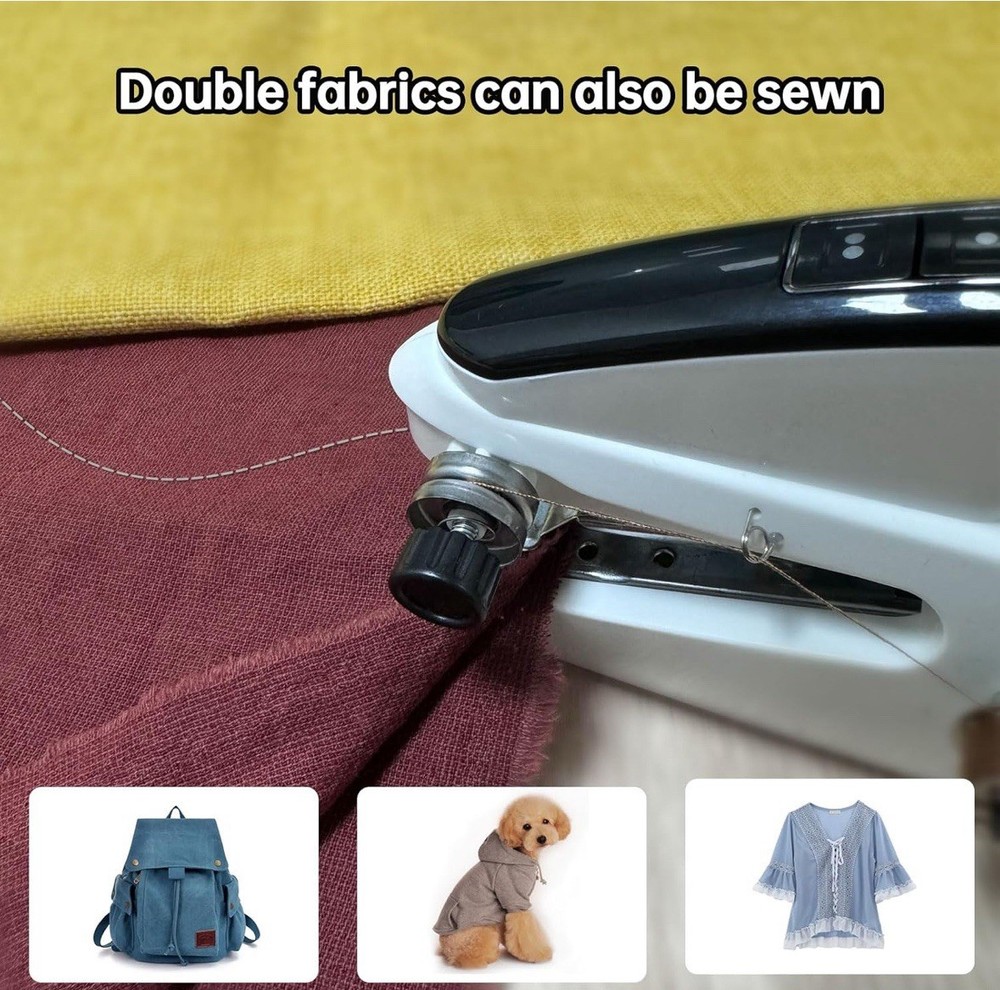 Handheld Portable Mini Sewing Machine, Easy to Use, Fast Sewing Speed