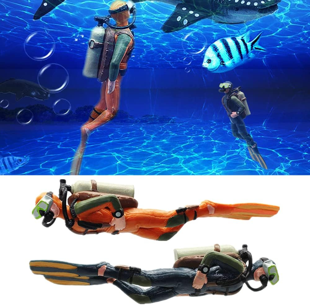 2 Pack Fish Tank Decorations Creative Floating Aquarium Accessories Aquarium