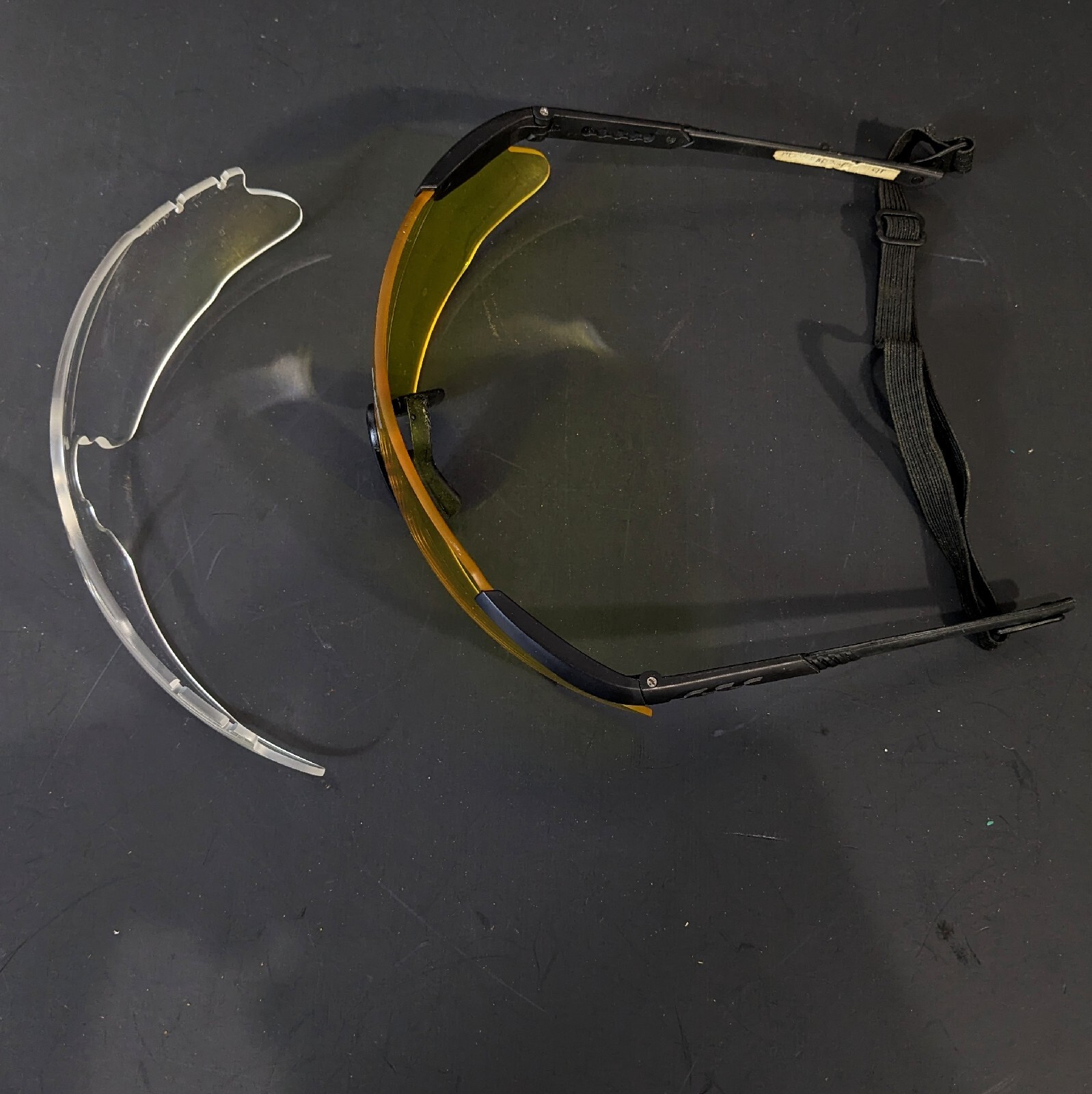 ESS ICE Military GlassesYellow Lense and Clear (Light Scratches)