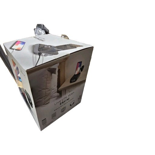 QI Alarm Clock Wireless Charging Stand & Speaker & USB Charge IHome Timebase