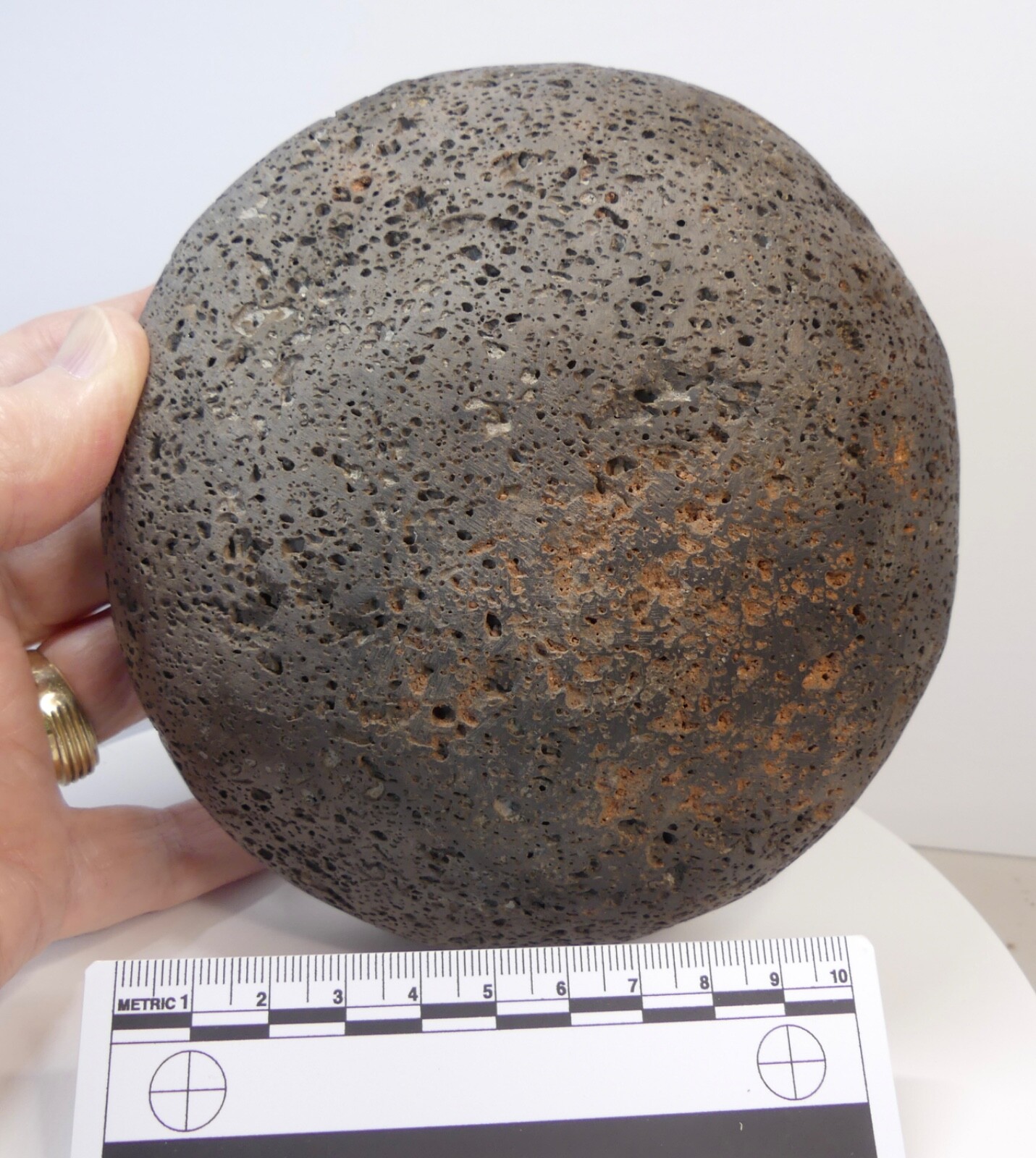 Stone Mortar & Pestle. Native American Columbia River, The Dalles, Oregon. AACA