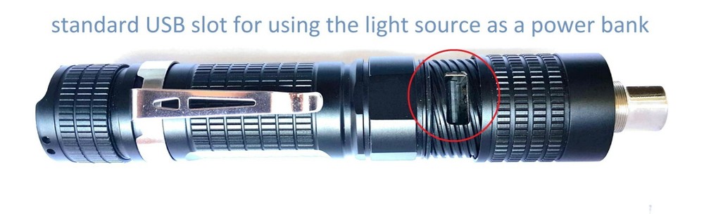 CIRCON ACMI compatible ultra bright ClaraMed endoscope LED light source, S5