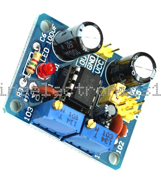 NE555 Duty Cycle and Frequency Adjustable Square Wave Module DIY Kit