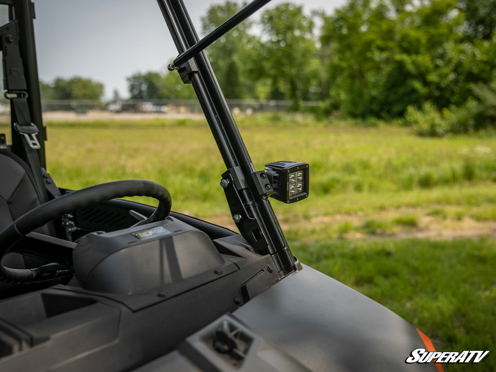 SuperATV Light Bracket Cage Mount for Polaris Ranger/ General/ Can-Am Defender