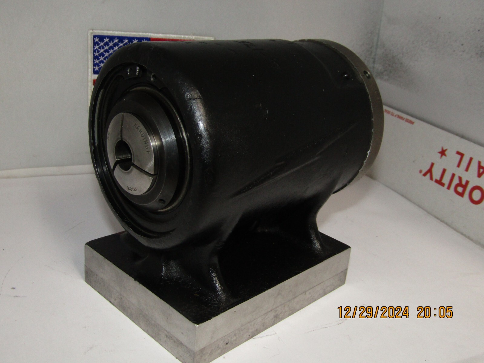 SIMCO Micro-Grind 5C Collet Index Fixture For Grinding, Wooden Box, Toolmaker