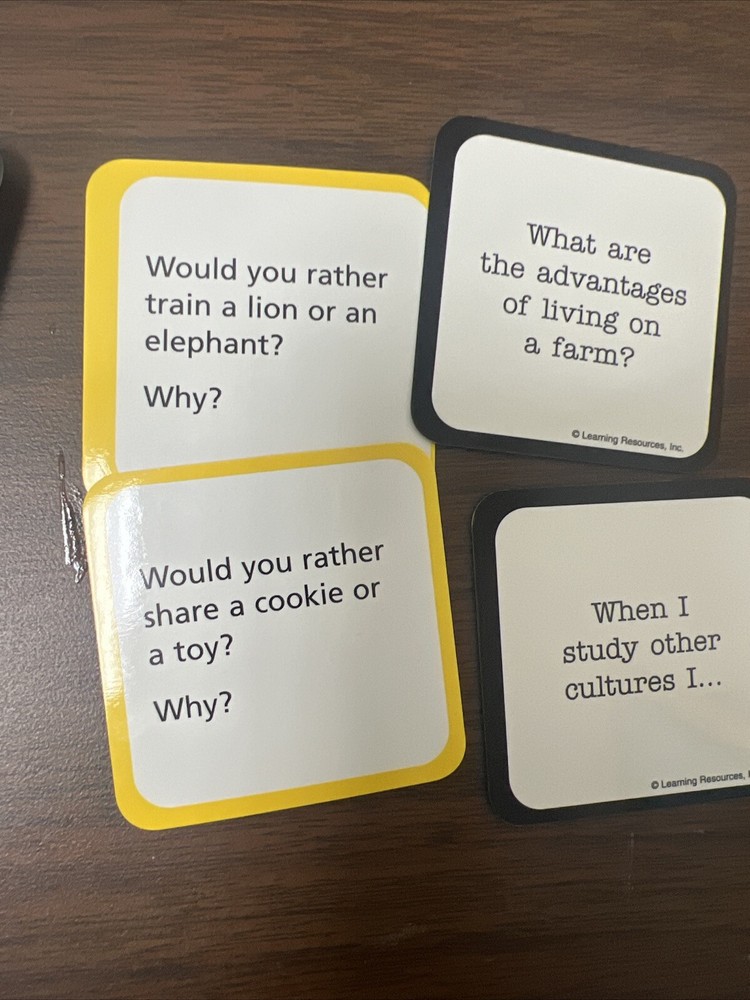 Learning Resources Writers Block Cube Prompts Classroom/Tutoring/Homeschool EUC