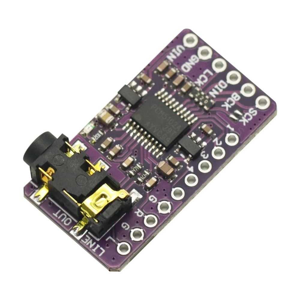 2Pcs IIS PCM5102 PCM5102A AUX Stereo Digital Audio I2S DAC Decoder Board Modu...