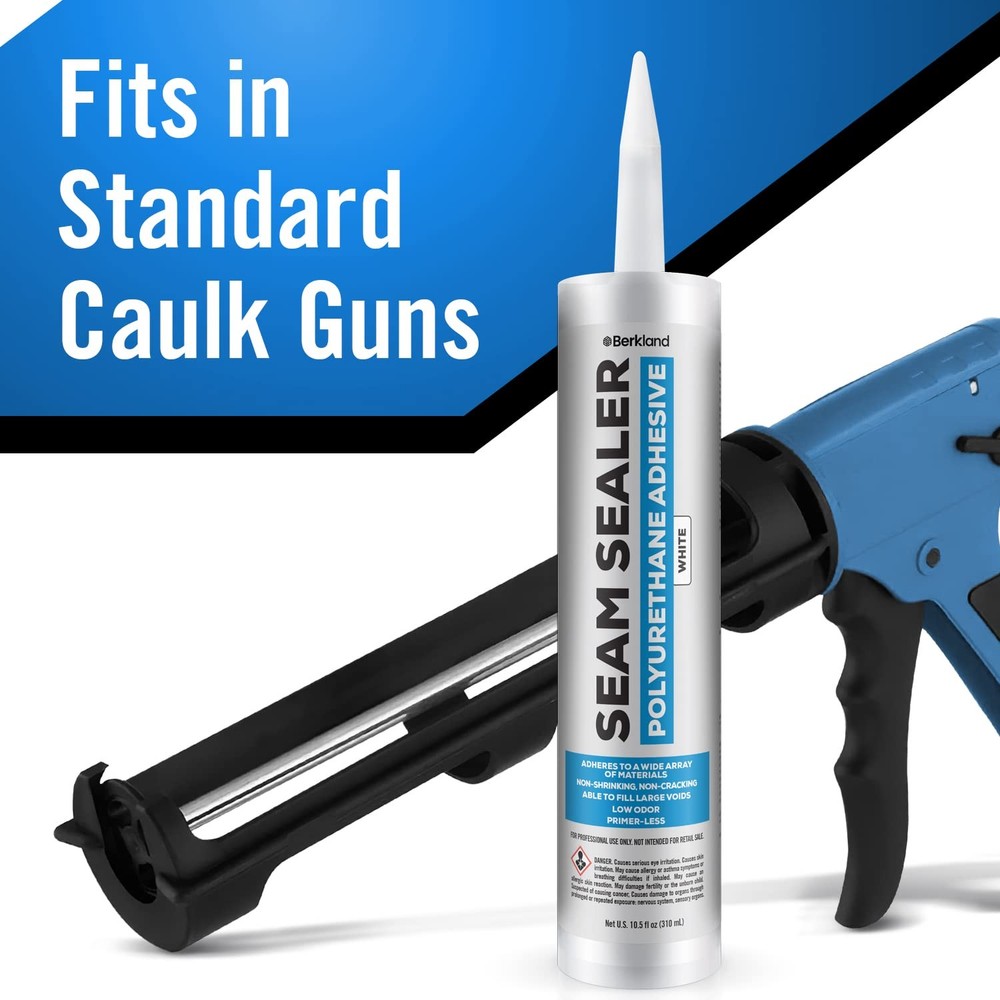 Seam Sealer Kit Polyurethane Durable Flexible Auto Body Joint Compound White