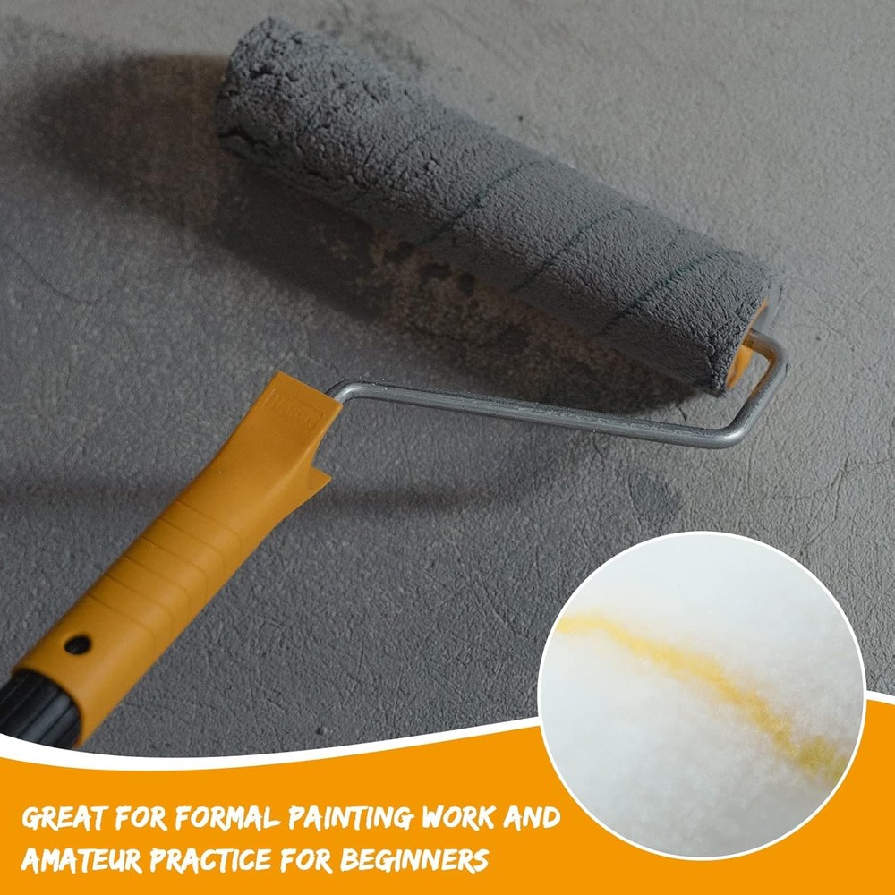 24 Pack Paint Roller Covers 9 x 1/2 Inch Microfiber Paint Roller Covers Large