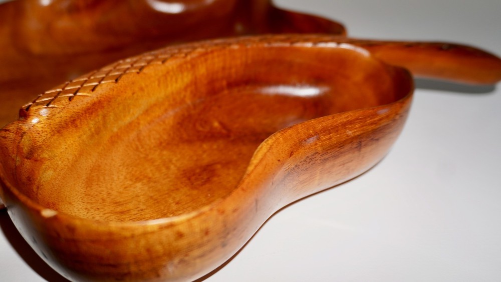 Wood Serving Dish – Blair Studios Monkey Pod Mid-Century Modern Entertaining