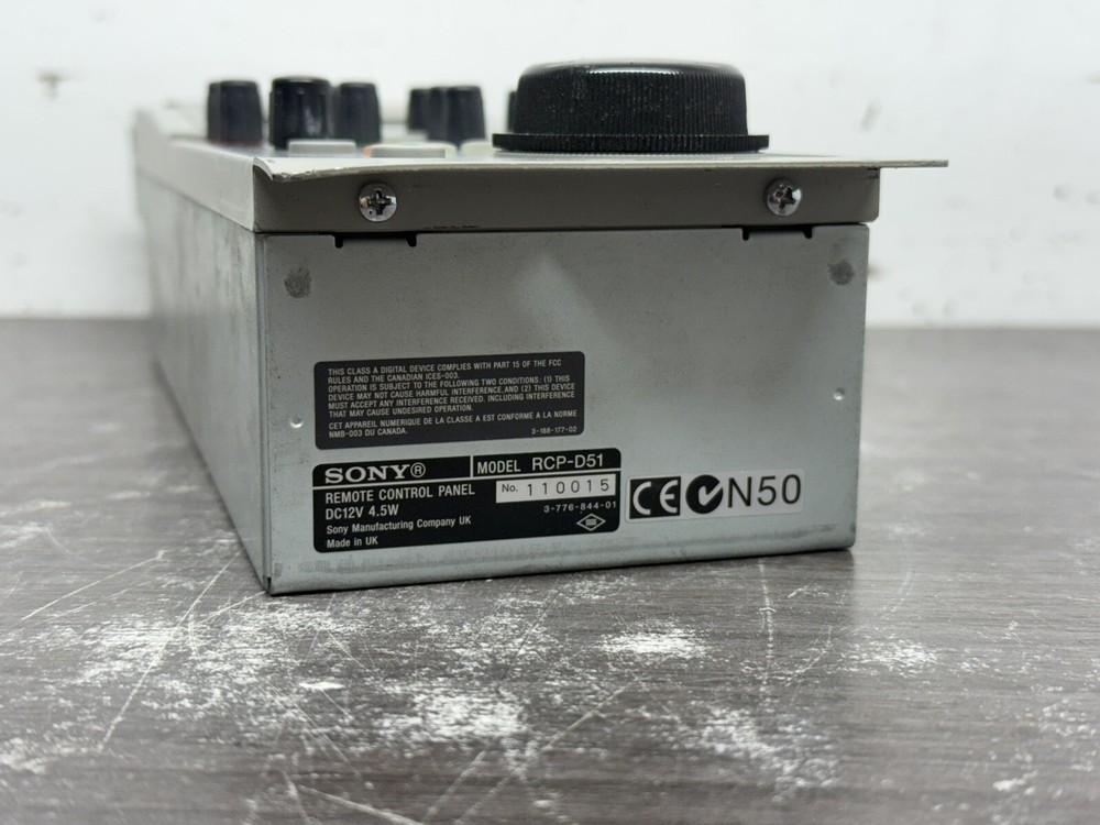 Sony RCP-D51 Remote Control Panel - X66