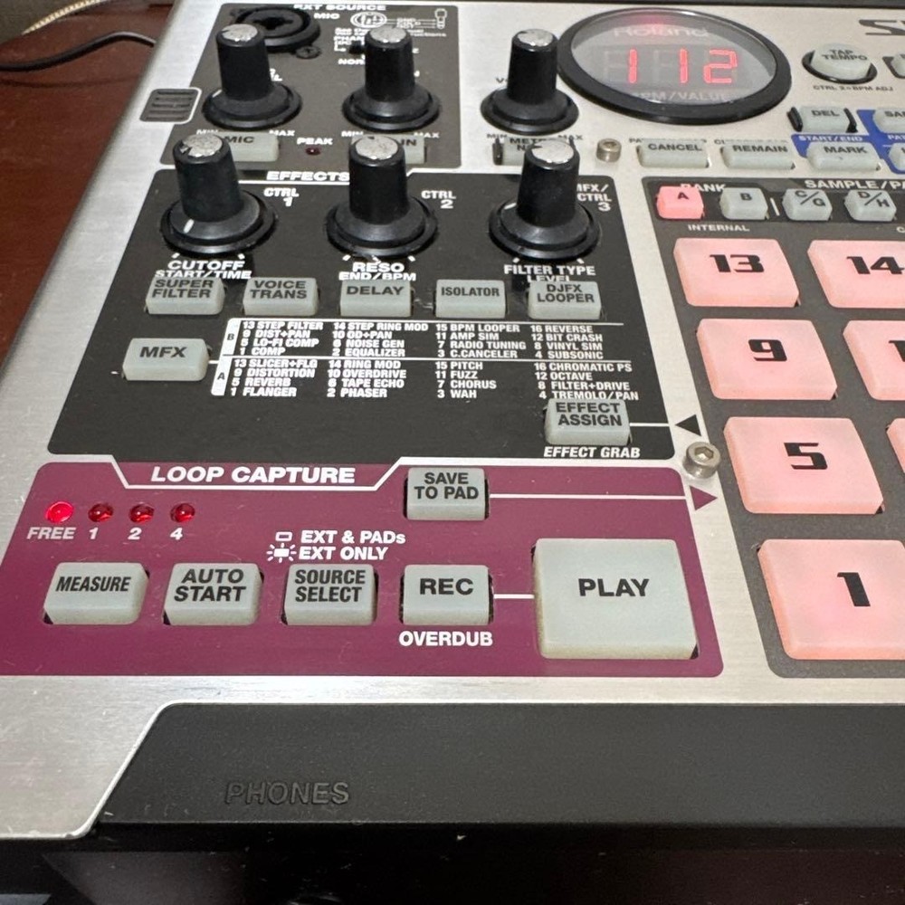 Roland SP-555 Digital DJ Turntable Creative Sampler Good GP