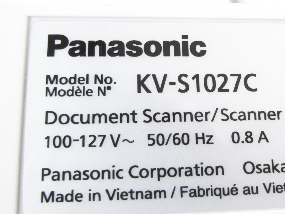 Panasonic KV-S1027C Document Scanner | 600dpi | Grade B