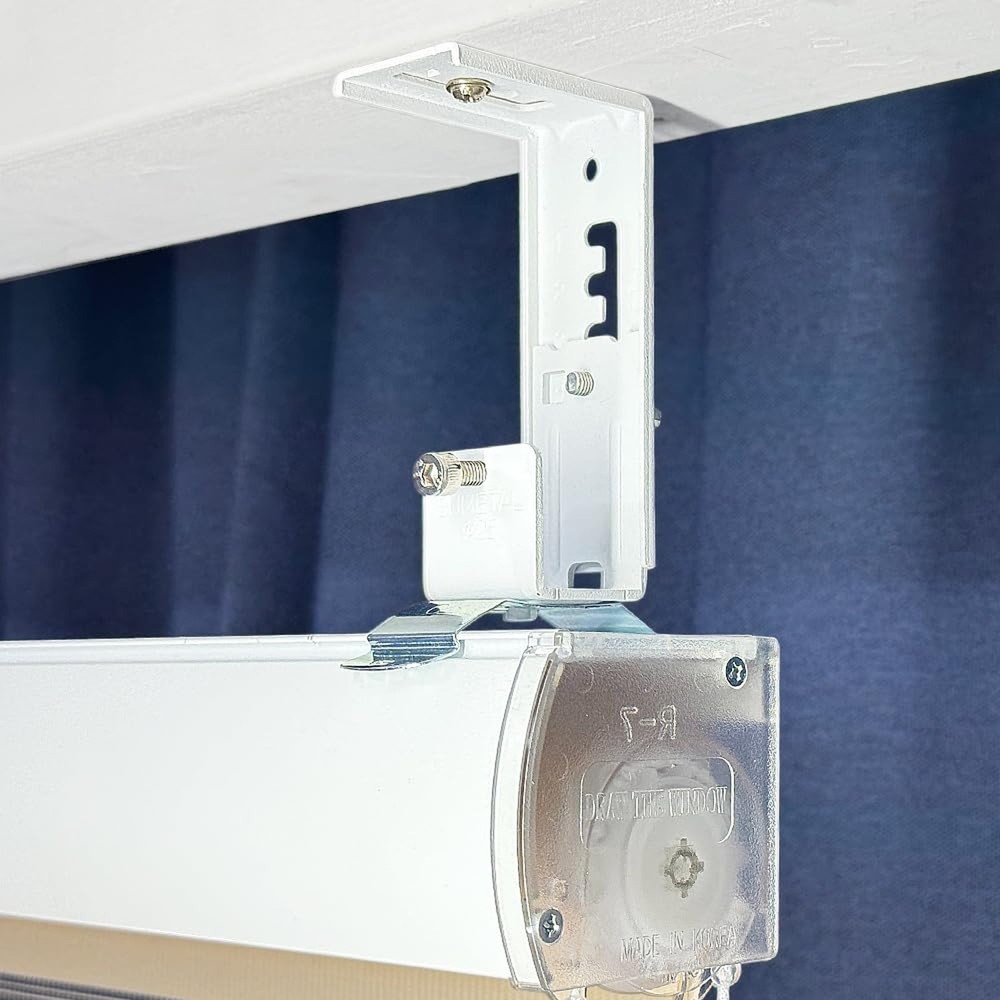 Height Bracket Adjustable for Window Curtains Rod Holders and Blind with Scre...