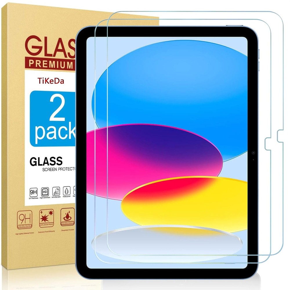 TiKeDa Screen Protector for iPad A16 2025 11th/10th Generation 2022 Clear