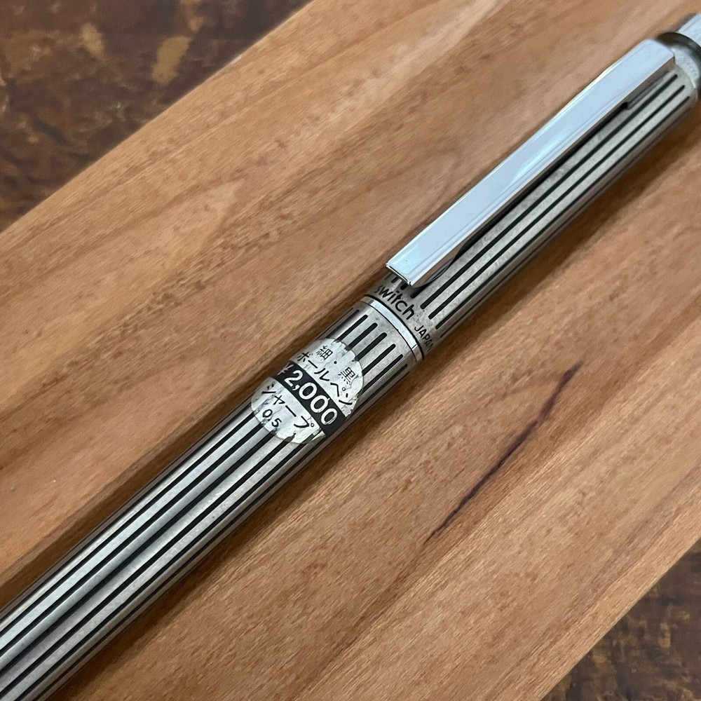 Pilot Multi-Function Ballpoint Pen Pencil Switch Etched Motif Made in Japan
