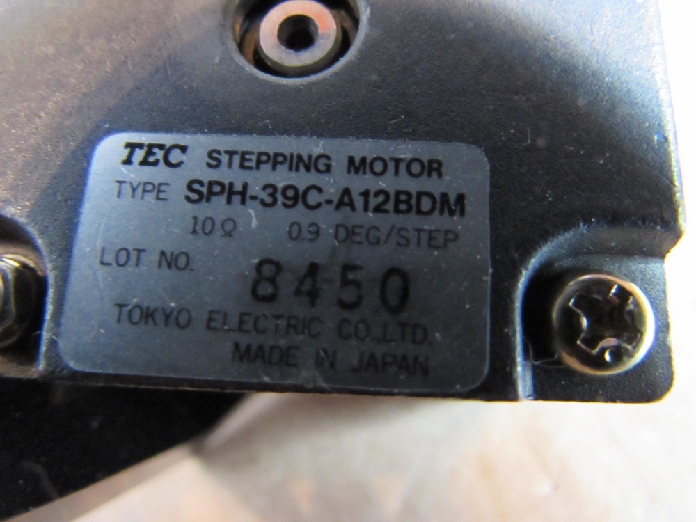 TEC Stepping Motor Stepper SPH-39C-A12BDM .9 Deg/Step Japan