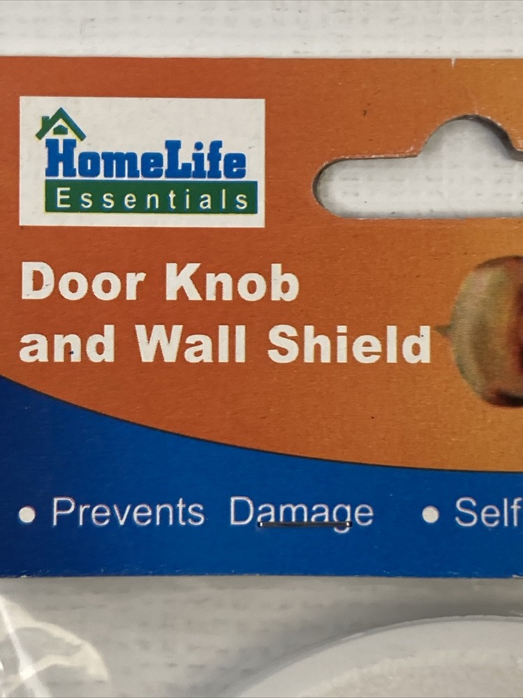 3 Packs HomeLife Essentials 2pc Wall Shield for Door Knobs and Pulls 3.25"