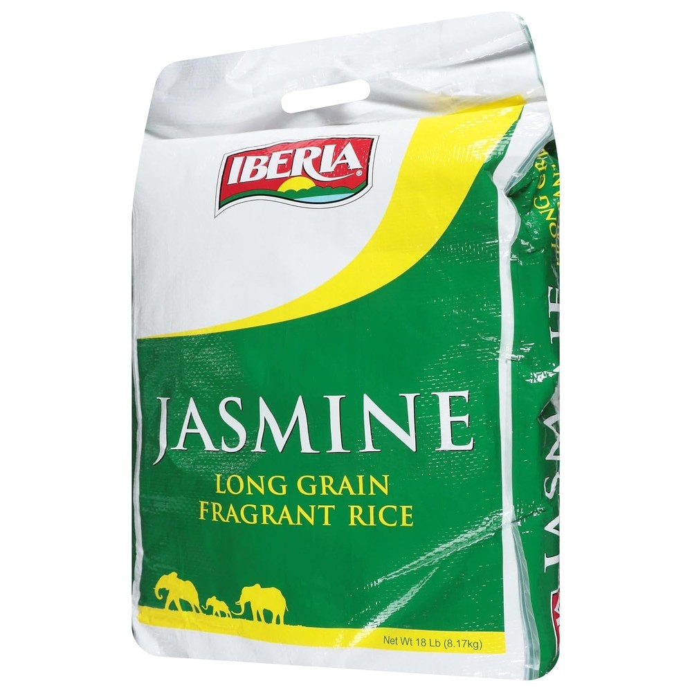 Jasmine Long Grain Rice, 18 lb - Fragrant & Aromatic