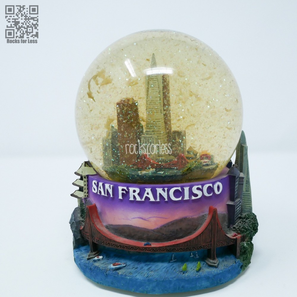 Vintage 1990s San Francisco Snow Globe WORKS