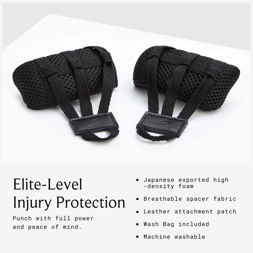 Boxing Knuckle Guards - Black - M - Professional Knuckle Guards for Boxing & ...