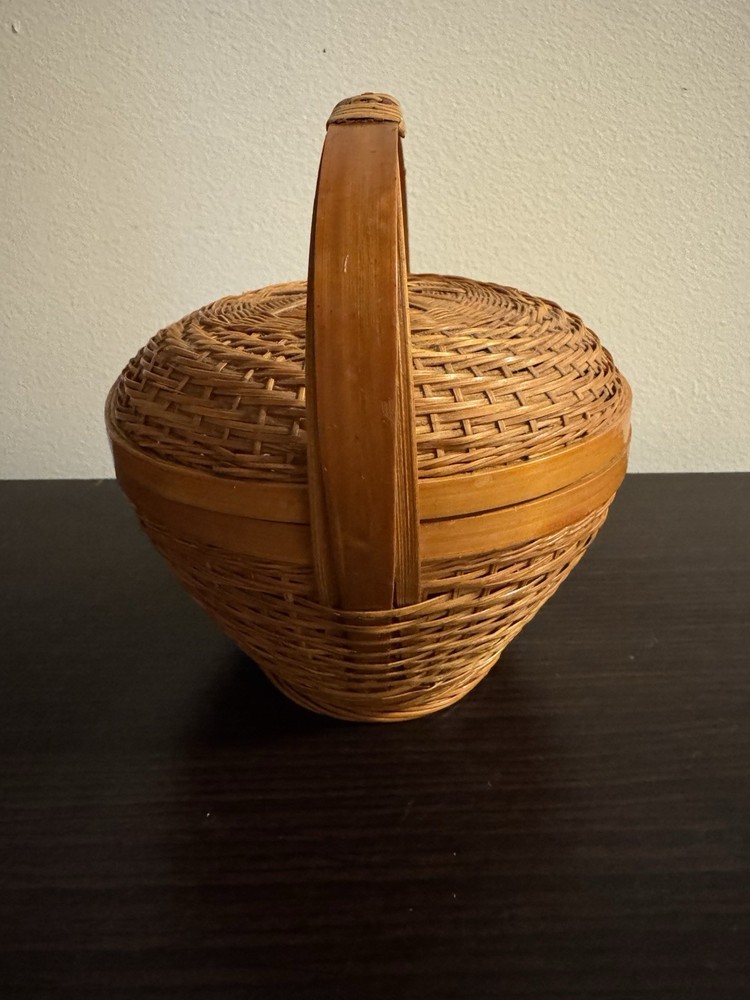 Vintage Chinese Sewing Basket