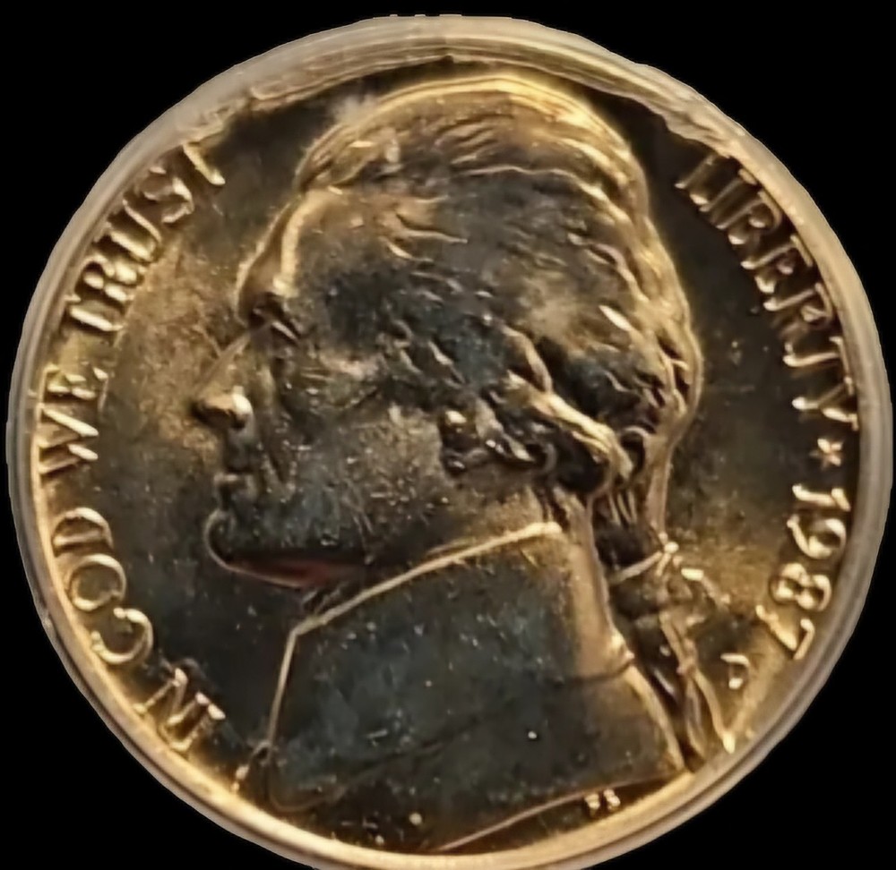 1987-D Jefferson Nickel MS67 FS ICG