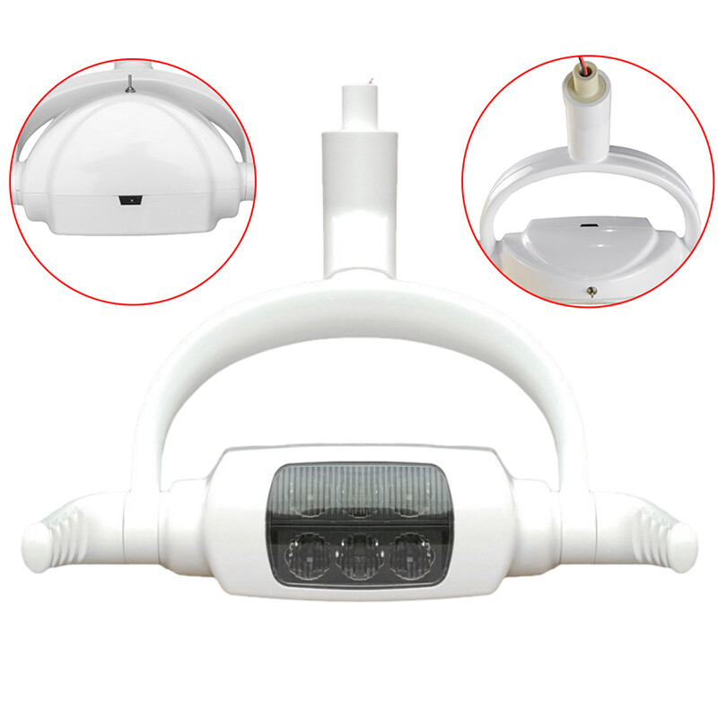 360° Dental Operating Sensor Shadowless Cold Lamp Ceiling-Mounted Arm With 6 LED