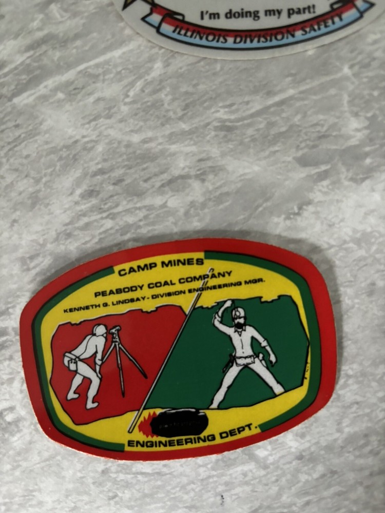 Coal Mining Stickers Nice Older Peabody