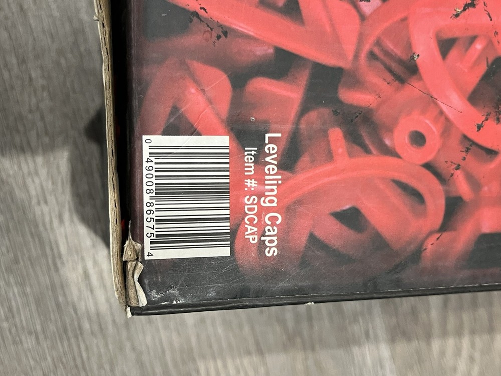 Rus Spin Doctor Tile Leveling System Caps 100 Piece Box Lippage Control SDCAP