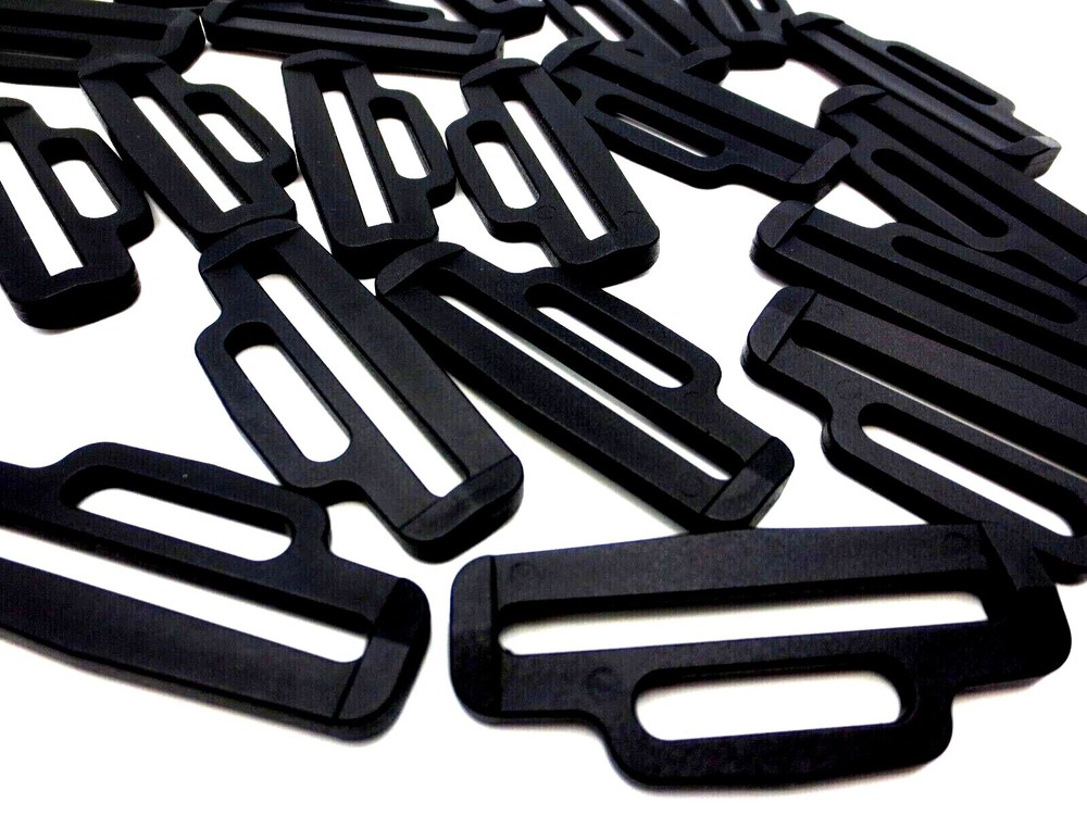 Fits 2" & 1" Wide Straps, Durable Plastic Fastener For Webbing Straps