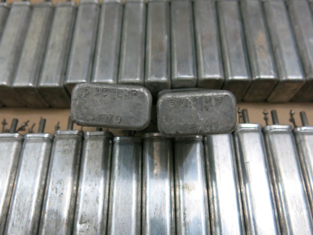 2 pcs Western Electric 513C vintage capacitors 10uF/250VDC for speaker crossover