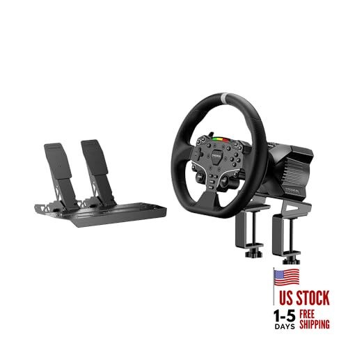 R3 Racing Simulator 4PCS Wheel & Pedals bundle for PC: R3 Direct Drive Base,