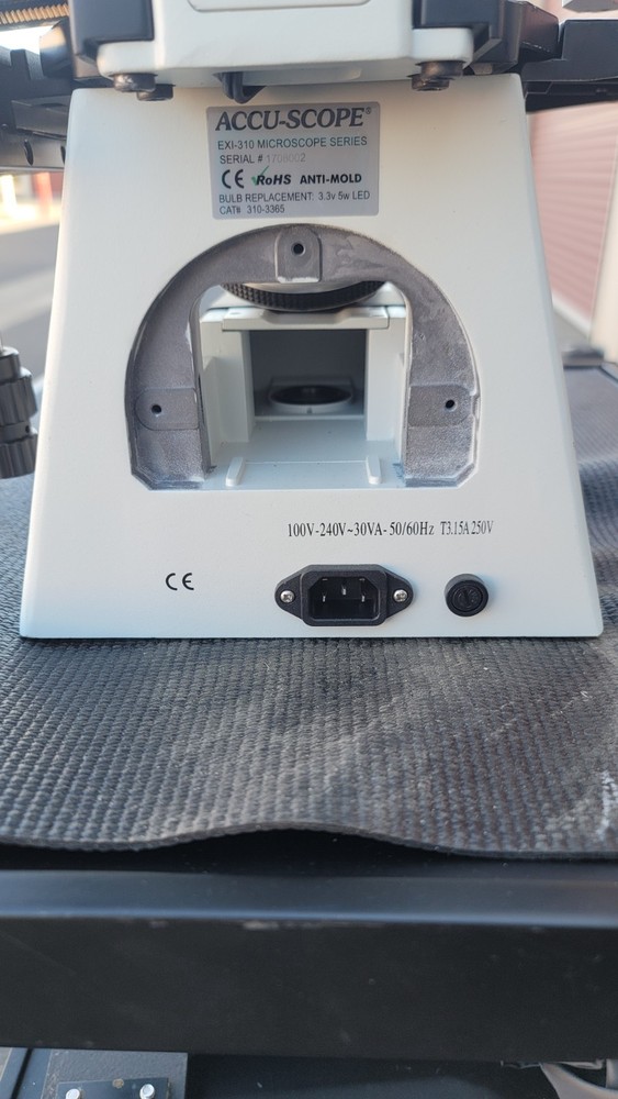 Accu-Scope EXI-310 Inverted Fluorescent Trinocular Microscope