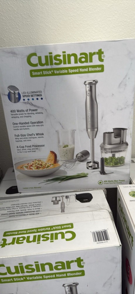 Cuisinart Smart Stick Variable Speed Hand Immersion Blender Food Processor
