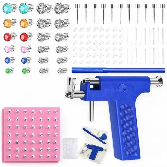 Ear Piercing Tool Set Ear Nose Navel Piercing Machines with