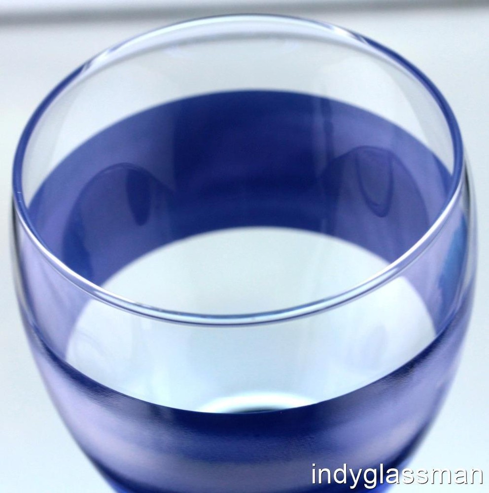 Libbey NOVA BLUE Water Glass Goblet NMC