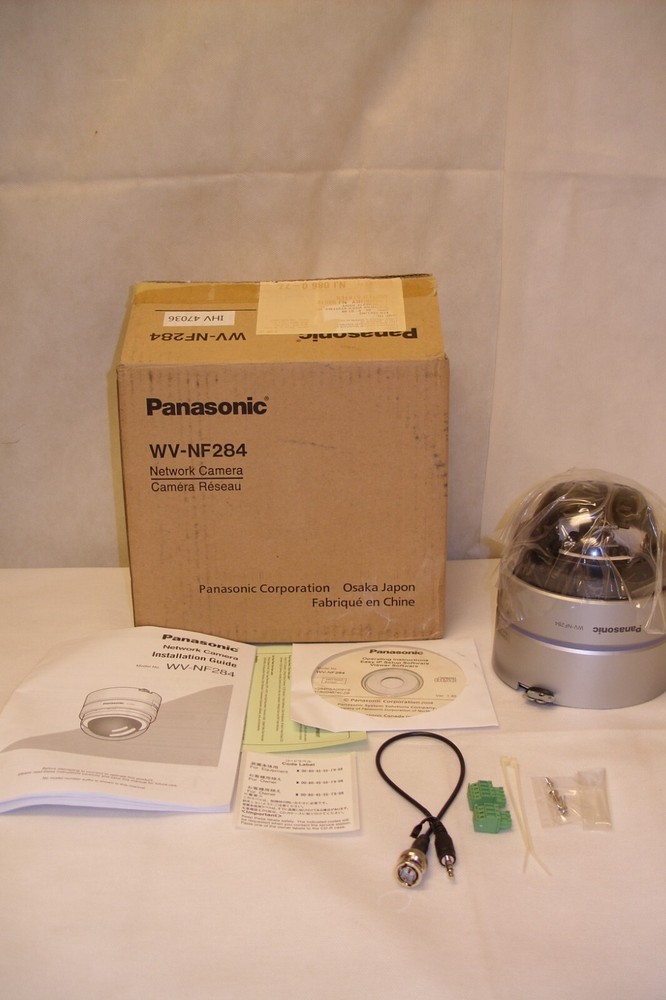 Panasonic WV-NF284 Fixed Dome Network Surveillance Camera - New Open Box