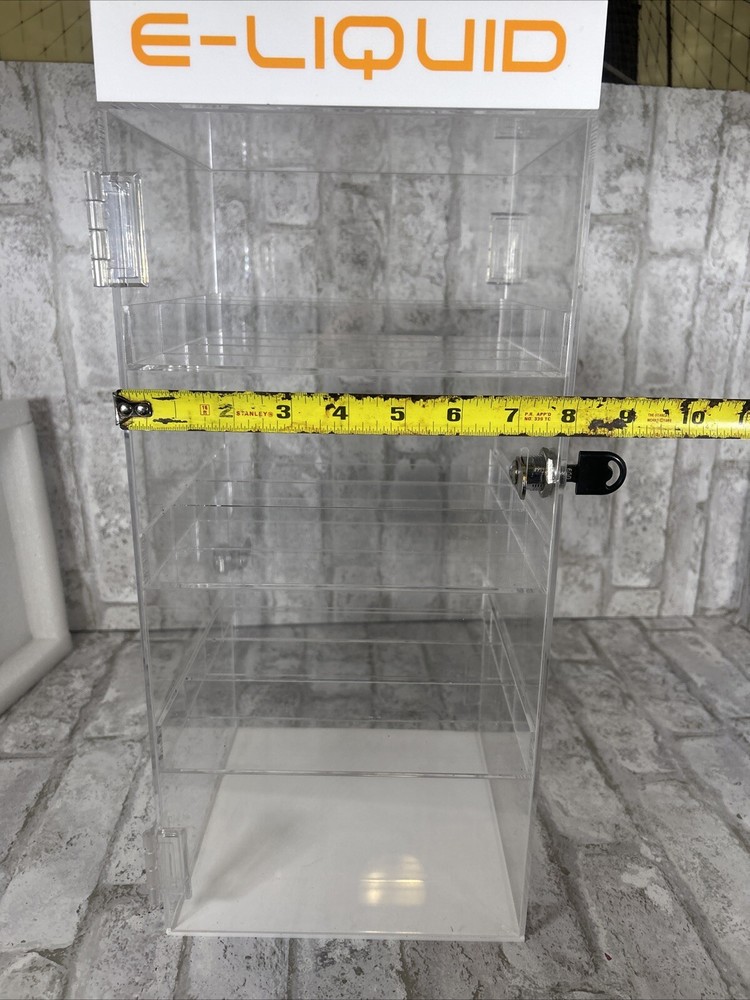 Clear 4 Shelf Acrylic Display Case
