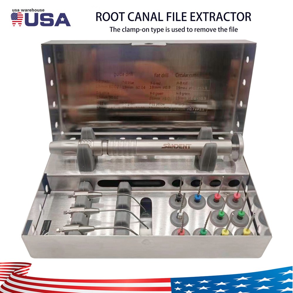 Dental Root Canal File Extractor Endo Broken Files Removal System Holder Tools
