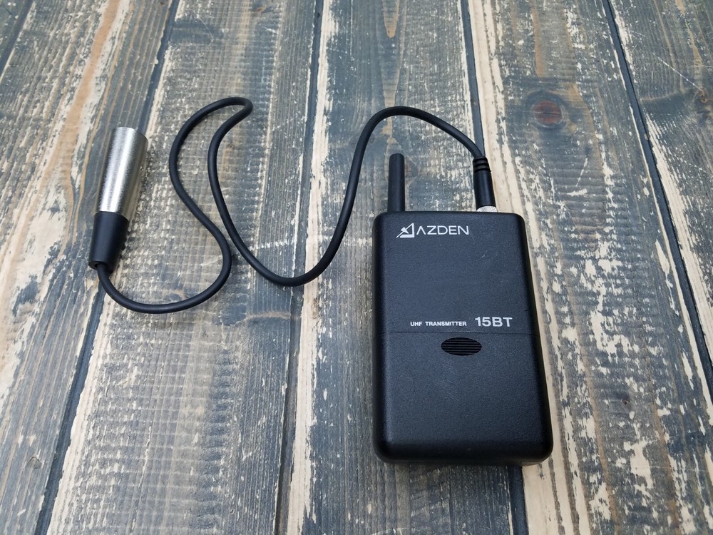 AZDEN 15BT UHF Transmitter Beltpack Wireless with Cable