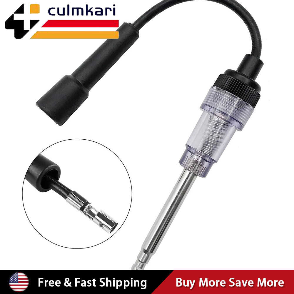 2PCS Inline Spark Plug Testers, Small Armature Diagnostic Detector Tool for Car