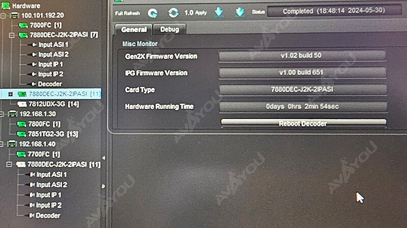 Evertz 7880DEC-J2K-2IPASI ASI to HD/SD JPEG2000 Decoder ASI & IP +3RU