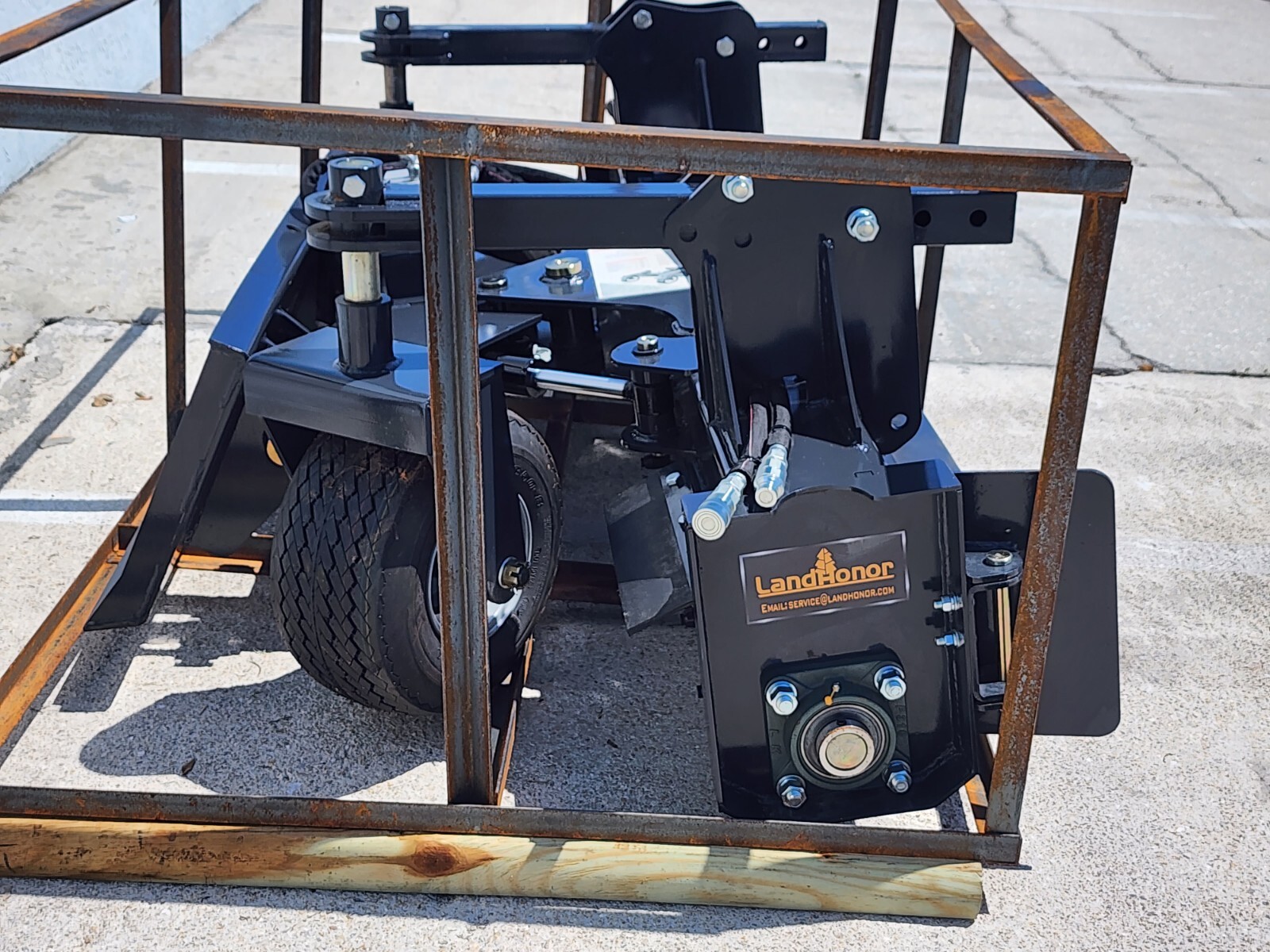 Harley Rake Soil Conditioner Power Landscape Rake Skid Steer Attachment