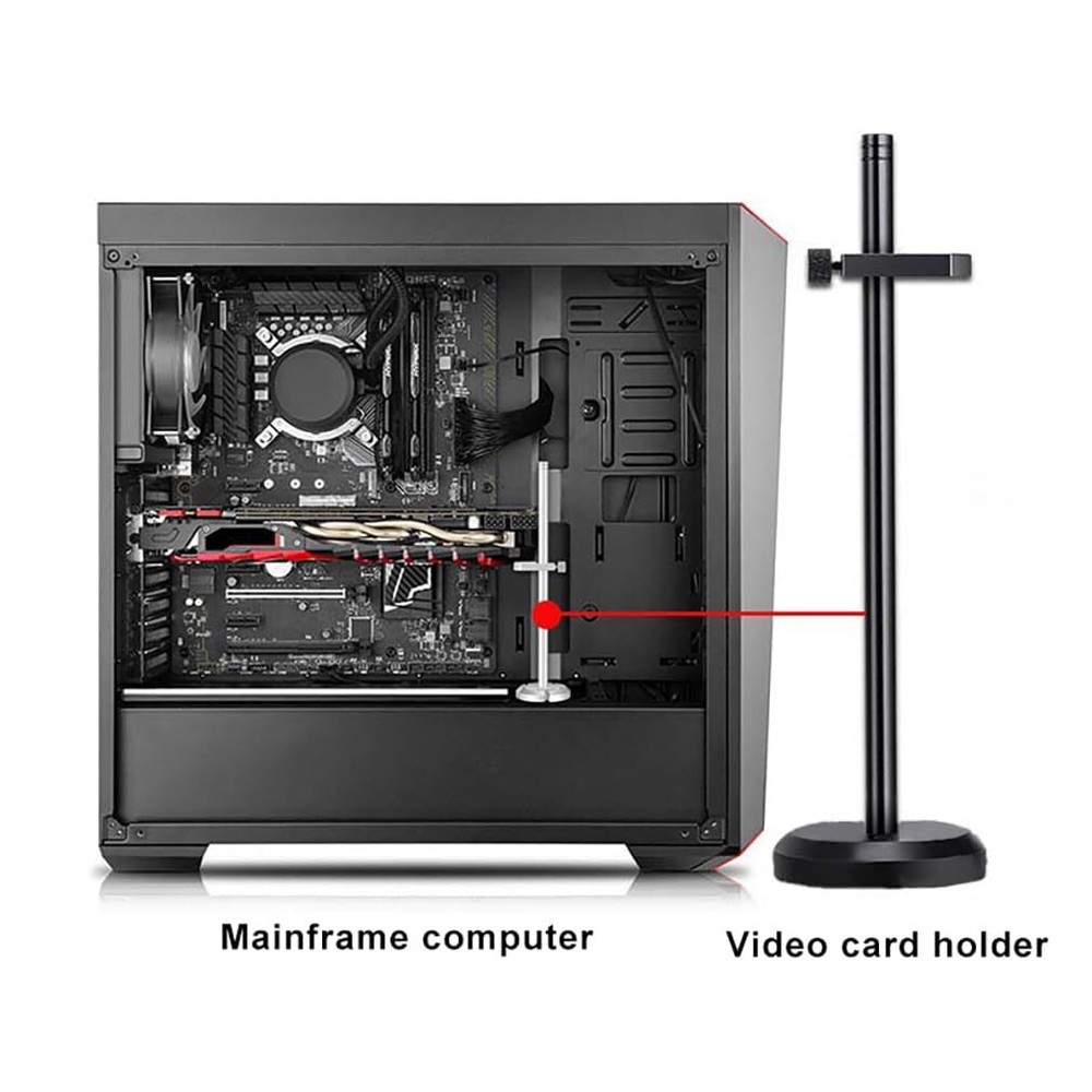 GPU Support Bracket Adjustable Graphics Card Support GPU Stand Aluminum Anti ...