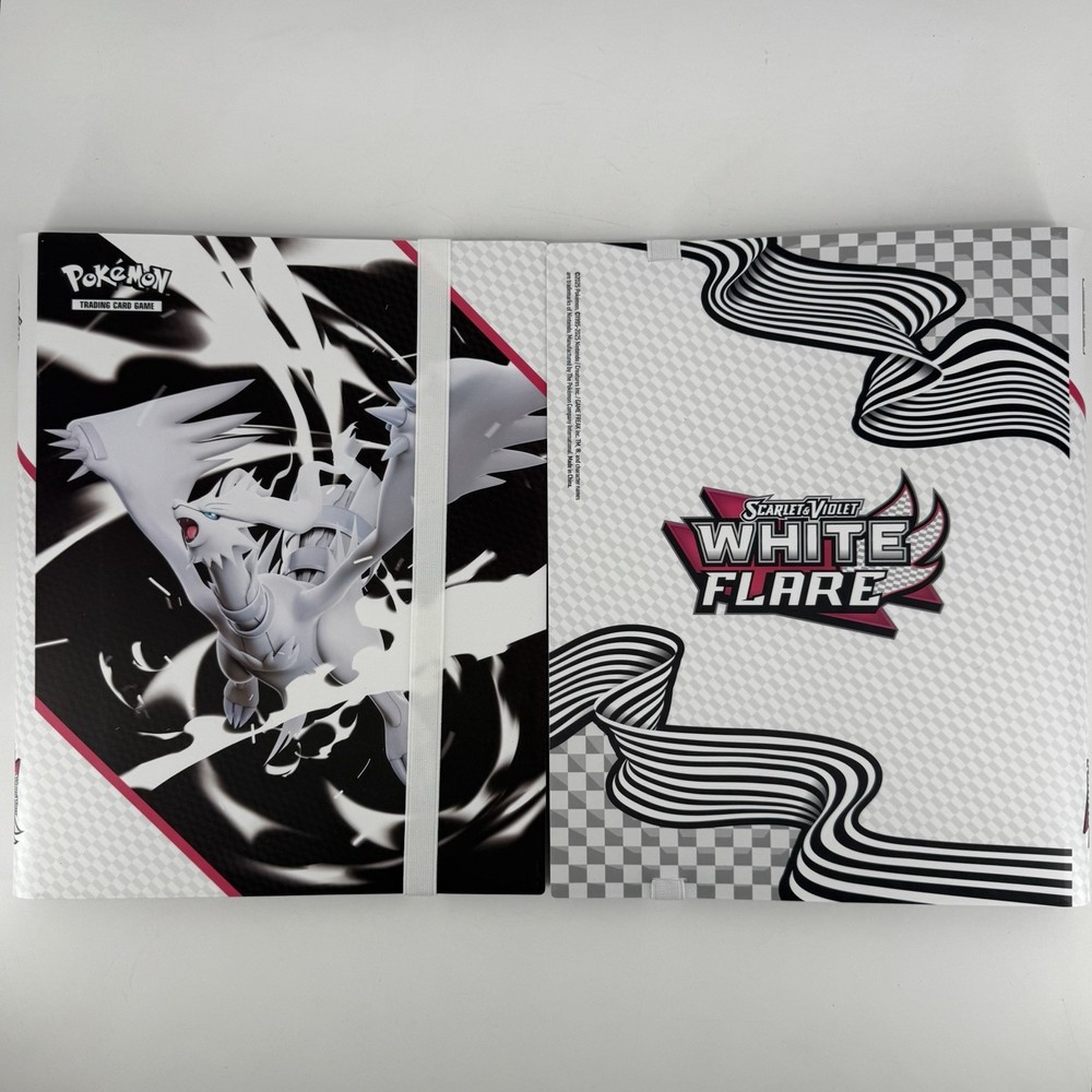 (2) Pokémon White Flare Card Binders